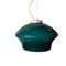 Mid-Century Green Ceiling Lamp, 1980s, Image 2