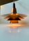 Scandinavian Modern Copper Ceiling Lamp by Ernest Voss, 1950s, Image 5