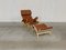 Pernilla 69 Lounge Chair with Ottoman by Bruno Mathsson for Dux, 1990s, Set of 4 35