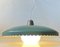 Mid-Century Green Ceiling Lamp by Bent Karlby for Lyfa, 1950s, Image 2