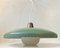 Mid-Century Green Ceiling Lamp by Bent Karlby for Lyfa, 1950s 1