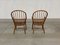 Model CH 18A Windsor Dining Chairs by Frits Henningsen for Carl Hansen & Son, 1940s, Set of 2 3