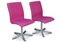 Chaise Pivotante Oxford E1107 Rose par Arne Jacobsen pour Fritz Hansen, 2002 1