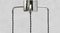 Lámpara de araña en cascada era espacial de cromo con tres luces, años 70, Imagen 2