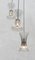 Space Age Chrome 3-Light Cascade Chandelier, 1970s, Image 8