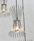 Space Age Chrome 3-Light Cascade Chandelier, 1970s 7