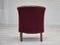 Fauteuil en Hêtre & Velours, Danemark, 1950s 6