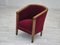 Danish Armchair in Beech & Velour, 1950s 16