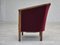 Dänischer Sessel aus Buche & Velours, 1950er 5
