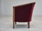 Danish Armchair in Beech & Velour, 1950s, Image 5