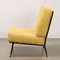 Vintage Lounge Chair in Fabric, Metal and Brass, Italy, 1960s 3