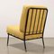 Vintage Lounge Chair in Fabric, Metal and Brass, Italy, 1960s 7