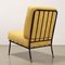 Vintage Lounge Chair in Fabric, Metal and Brass, Italy, 1960s, Image 7