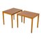 Mid-Century Swedish Side Tables in Walnut attributed to Bertil Fridhagen for Bodafors, 1960s, Set of 2 1