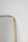 Mirrors with Gilded Brass Legs, 1960s, Set of 2 3