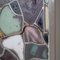 Pannello in vetro colorato con uomo di Hubert Estourgie, anni '50, Immagine 4
