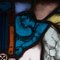 Stained Glass Panel with Man by Hubert Estourgie, 1950s 17