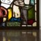 Stained Glass Panel with Man by Hubert Estourgie, 1950s 13