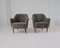 Midcentury Modern Sheepskin Lounge Chairs by Carl Malmsten, 1950s, Set of 2, Image 6