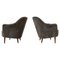 Midcentury Modern Sheepskin Lounge Chairs by Carl Malmsten, 1950s, Set of 2, Image 1