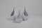 Midcentury Ceramic Pungo Vases by Stig Lindberg for Gustavsberg, 1950s, Set of 3 7