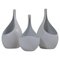 Midcentury Ceramic Pungo Vases by Stig Lindberg for Gustavsberg, 1950s, Set of 3 1