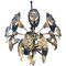 Mid-Centery Modern Chandelier attributed to Oscar Torlasco, 1960s 1