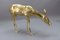 Mid-Century Modern Brass Standing Doe Deer Sculpture, 1970s, Image 13