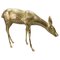 Mid-Century Modern Brass Standing Doe Deer Sculpture, 1970s, Image 1