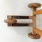 Italian Modern Wooden Valet Stand with Hat Holder by Berodesign Cacharel, 1980s 17