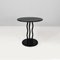 Italian Modern Black Metal Round Coffee Table, 1980s 3