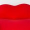 Sofá italiano moderno rojo, años 70, Imagen 9