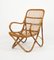 Mid-Century Bamboo and Rattan Armchairs in the style of Tito Agnoli Style, Italy 1960s 13