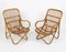 Mid-Century Bamboo and Rattan Armchairs in the style of Tito Agnoli Style, Italy 1960s 10