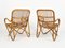 Mid-Century Bamboo and Rattan Armchairs in the style of Tito Agnoli Style, Italy 1960s 15