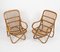 Mid-Century Bamboo and Rattan Armchairs in the style of Tito Agnoli Style, Italy 1960s 3