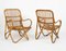 Mid-Century Bamboo and Rattan Armchairs in the style of Tito Agnoli Style, Italy 1960s 14