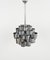 Mid-Century Chandelier in Aluminum and Steel attributed to Max Sauze for Sciolari, Italy, 1970s, Image 11