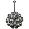 Mid-Century Chandelier in Aluminum and Steel attributed to Max Sauze for Sciolari, Italy, 1970s 3