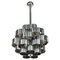 Mid-Century Chandelier in Aluminum and Steel attributed to Max Sauze for Sciolari, Italy, 1970s, Image 3