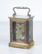 French Table Clock in Brass and Glass 6