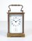 French Table Clock in Brass and Glass 2