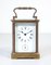 French Table Clock in Brass and Glass, Image 2