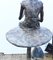 Bronze Pixie Toadstool Fishing Statue 3