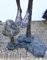 Statua da pesca in bronzo Pixie Toadstool, Immagine 7