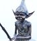 Bronze Pixie Toadstool Fishing Statue 5