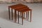 Mid-Century Danish Teak Nest of Tables, C. 1960s 1