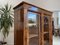 Vintage Biedermeier Vitrine aus Holz 17