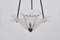Brass and Murano Glass Chandelier, 1940s, Image 3