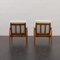 Paperknife Lounge Chairs in Teak and Natural Wool Fabric by Kai Kristiansen, 1960s, Set of 2 8